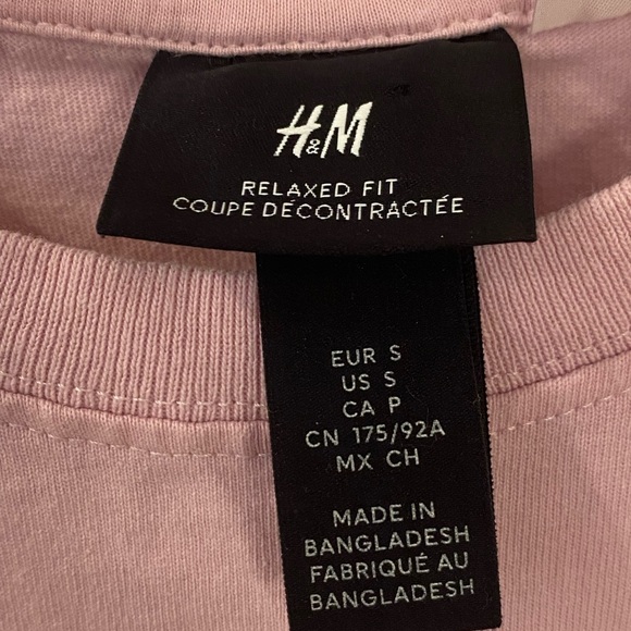 H&M x Keith Haring Pink Smiling Face Graphic T-Shirt - Picture 3 of 5